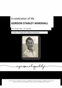 Gordon Stanley Marshall Tribute Archive