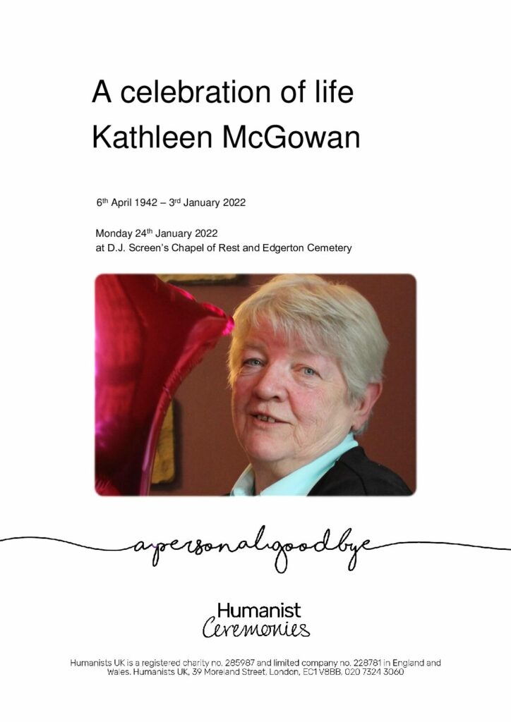 Kathleen McGowan Tribute Archive