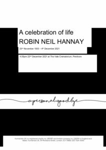 Robin Neil Hannay Tribute Archive