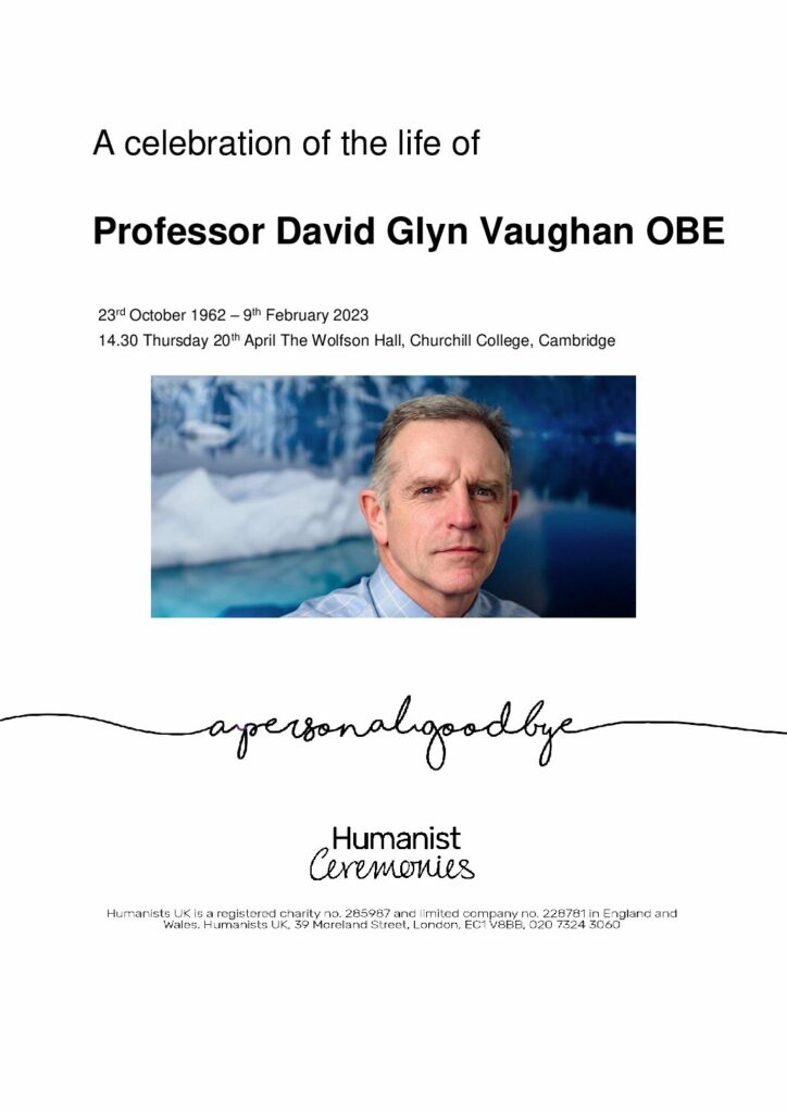 David Glyn Vaughan Tribute Archive