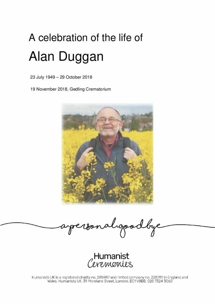 Alan Duggan Tribute Archive