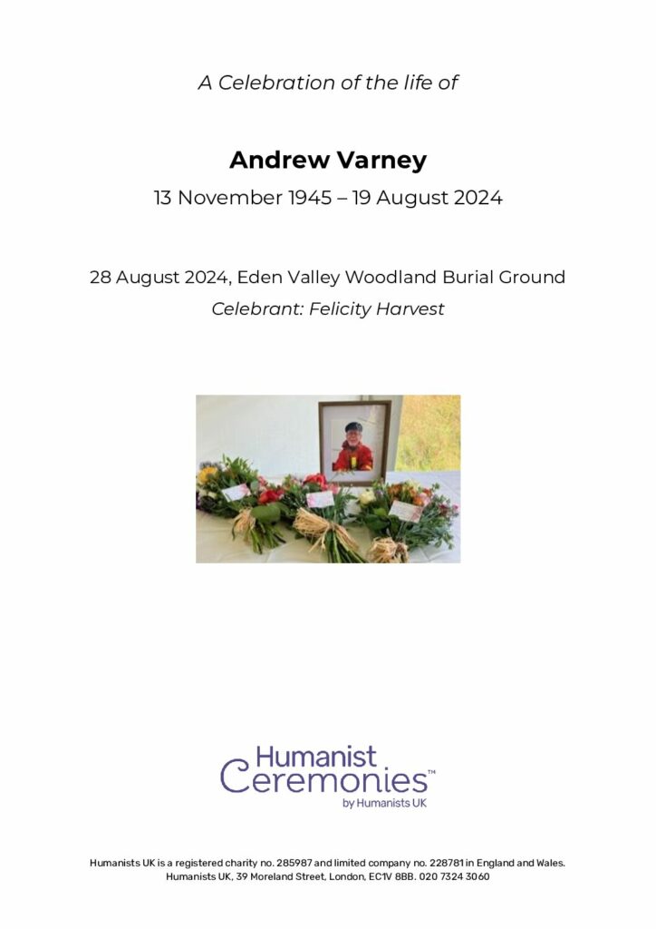 Andrew Varney Tribute Archive