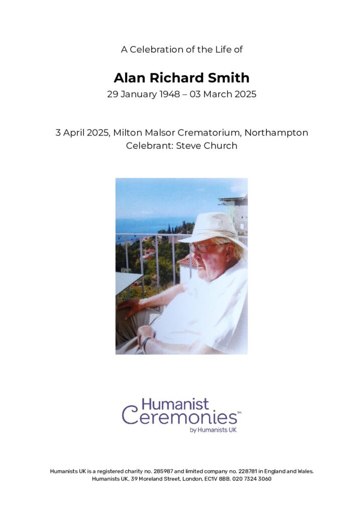 Alan Richard Smith Tribute Archive